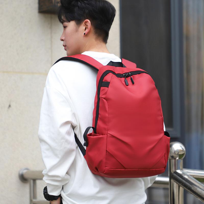 Schoolbag manufacturers wholesale fashion men's and women's simple school bags Oxford cloth large capacity computer backpack business bag