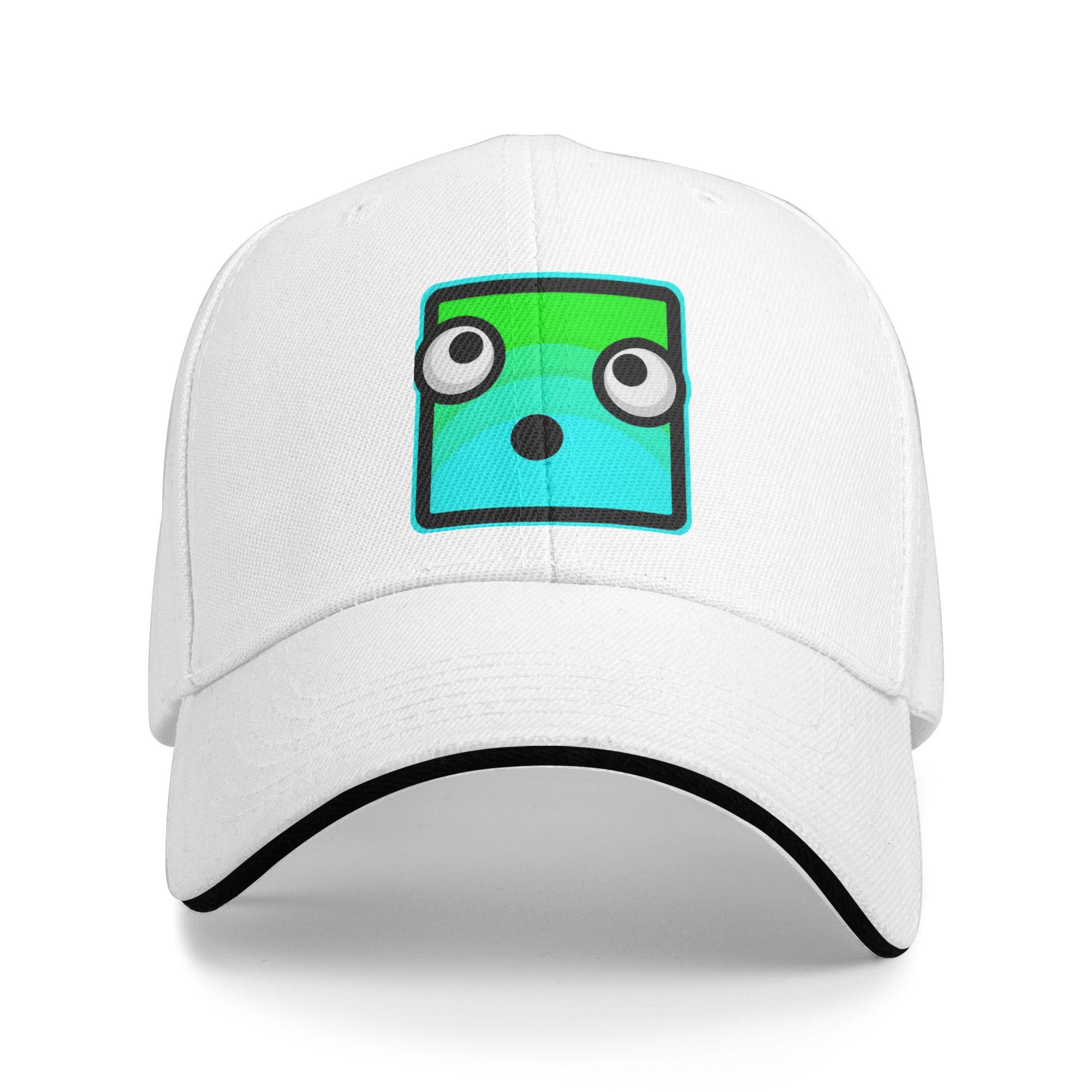 Geometry Dash Demon Baseball Cap Fashion Sandwich Hat Unisex Women Adjustable Headwear Outdoor One Size