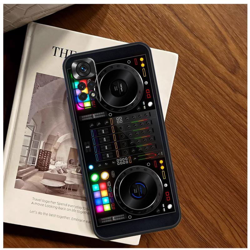 Music DJ Controller Mixer Case For Xiaomi Redmi Note 14 9 10 11 12 13 Pro 11S 12S Cover For Redmi 15 C 14C 12C 10C 13C