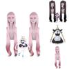 Nekopara Chocola Vanilla Cat Maid Dress Cosplay Costume Wig Breathable Exquisite Workmanship
