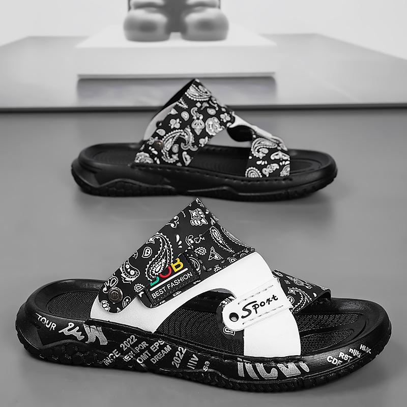 Men's Summer High-quality Non-slip Sandals for Outdoor Beach Lightweight Casual Dual-use Anti-odor Sandals