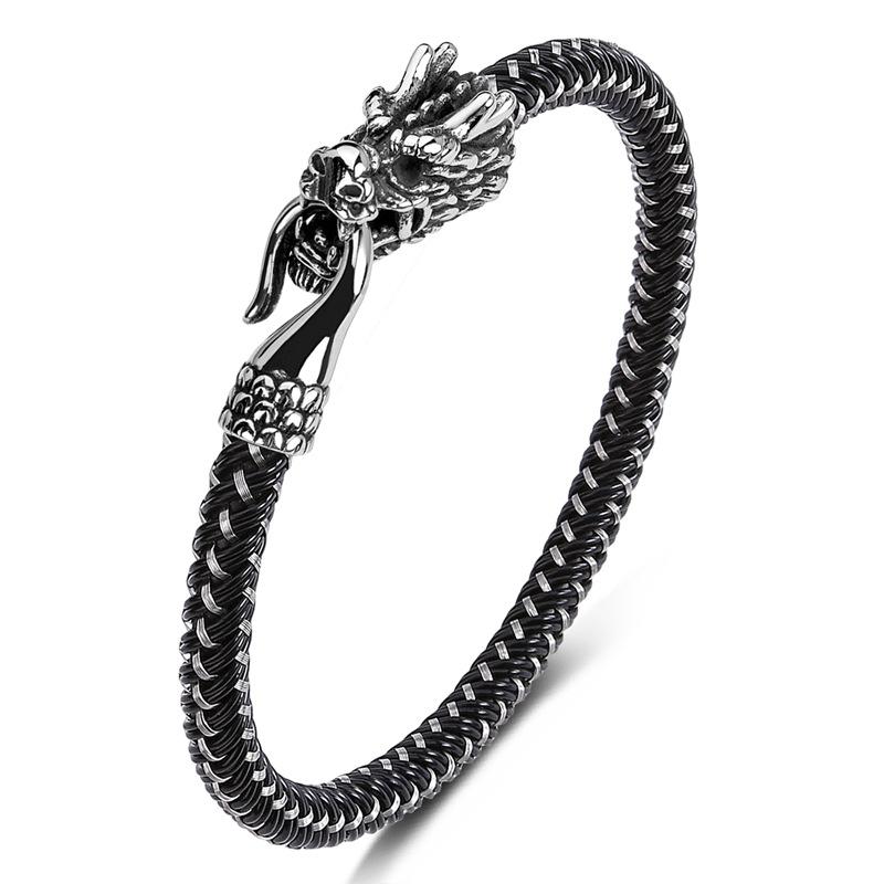 2026 Men's and Women's Delicate Dragon Steel Wire Bracelet, Totem Personality 6.0 Bracelet, Accessories
