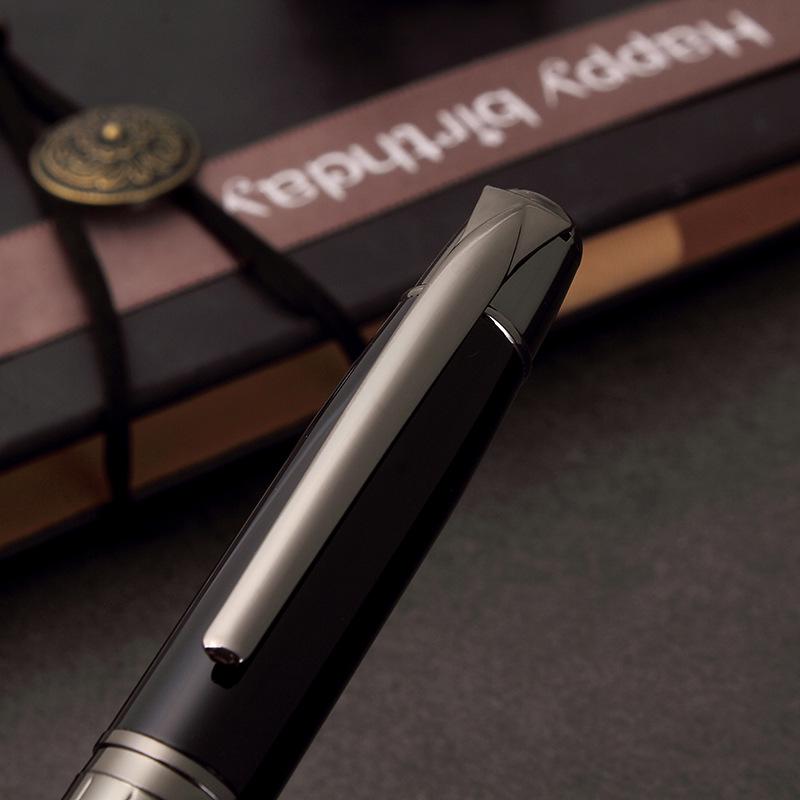 Rose Gold & Gun Black Electroplated Metal Ballpoint Pen Gift