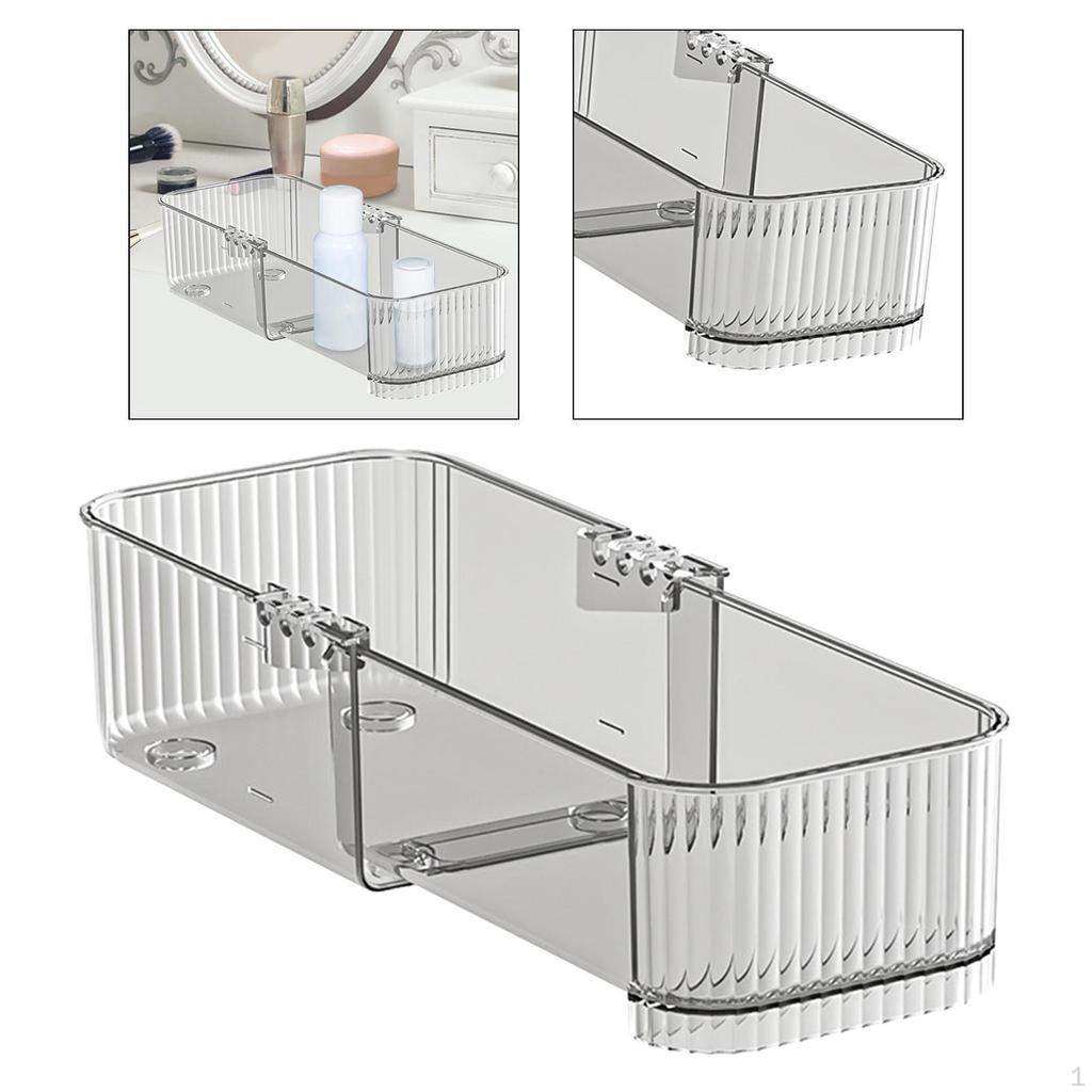 Adjustable Drawer Organizer Multifunctional Vanity Tray Storage Box for Kitchen