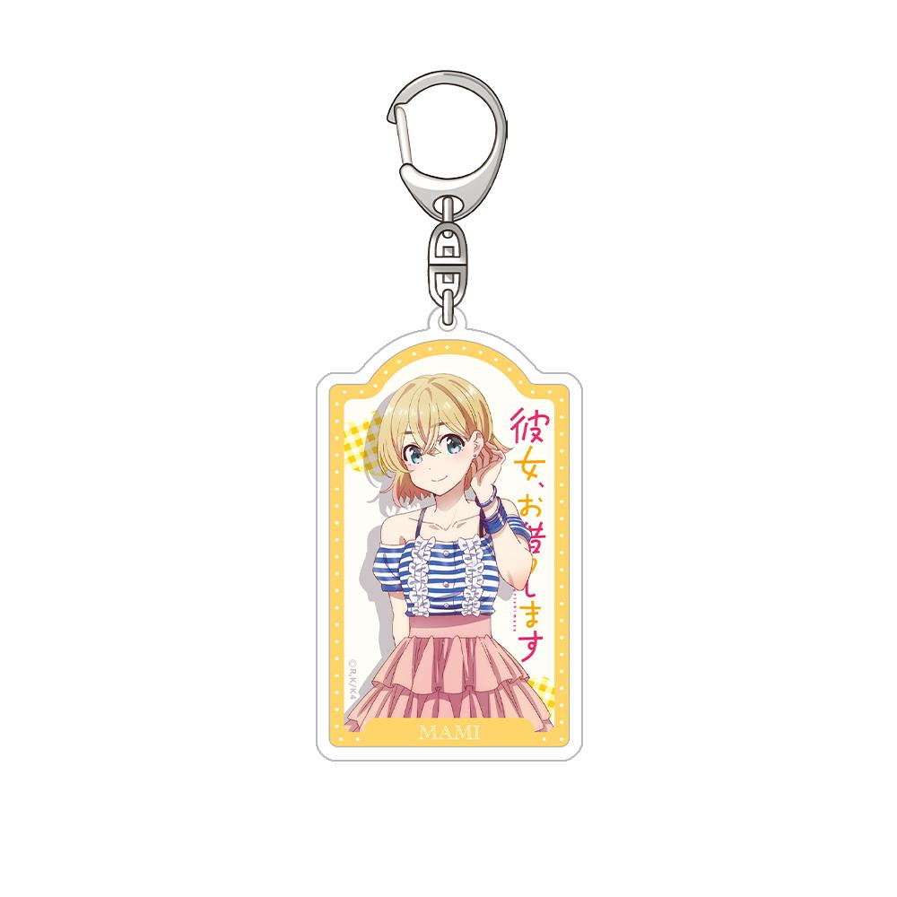 Rent-A-Girlfriend Ichinose Chiduru Nanami Mami Sarashina Ruka Sakurasawa Sumi Offizieller Acryl-Schlüsselanhänger Taschenanhänger Anime-Merchandise