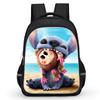 Stitch Peripheral Anime Backpack Men'S And Women'S School Bags