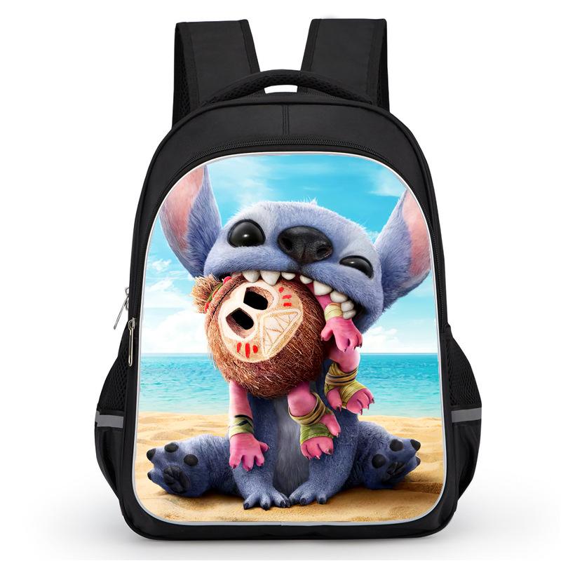 Stitch Peripheral Anime Backpack Men'S And Women'S School Bags
