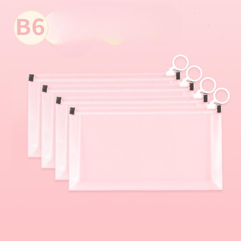 

Пластиковый прозрачный трехмерный пакет для документов, офисная бумага, билет, студенческая экзаменационная бумага, выдвижная сумка для хранения A4a5 B6/10pcs