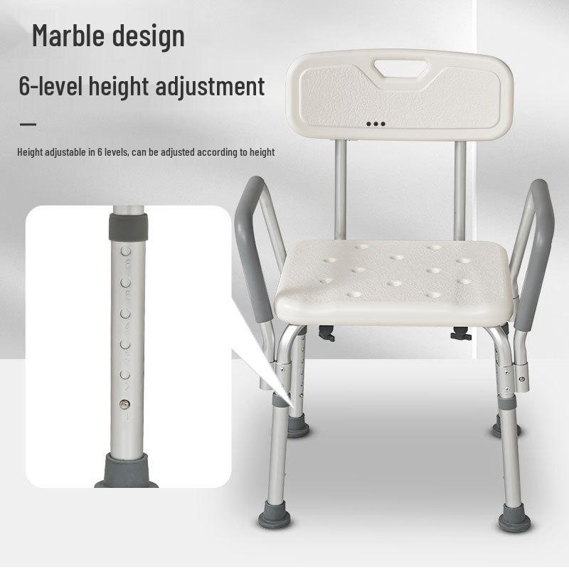 Elderly and Disabled Shower Chair/Stool – Bathing Seat for Safety and Comfort