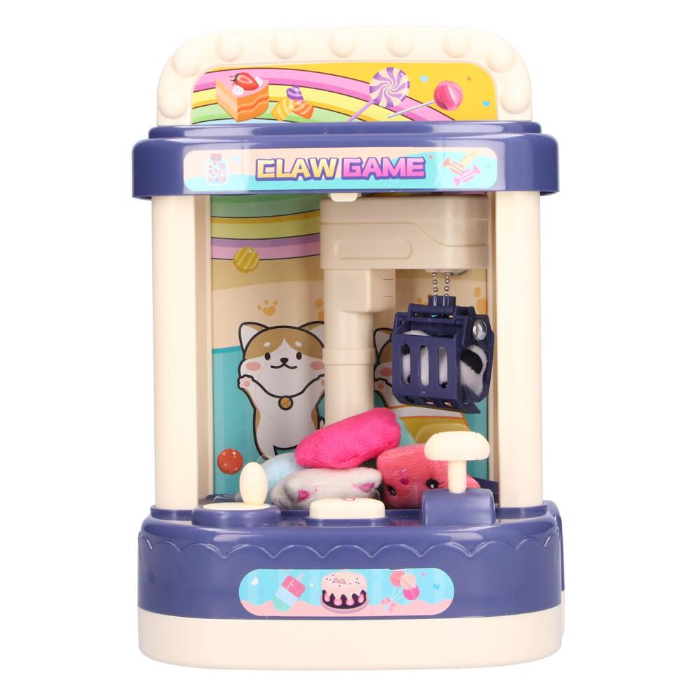 Party Entertainment Claw Machine, Kids Toys Vending Machine Gumball Prize Game with Light Function, Sensory Toy for Hand Eye Coordination and Motor