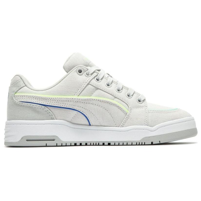 Puma Slipstream Lo Canvas Low-Top Sneakers Unisex Sneakers Gray Yellow 390123-01