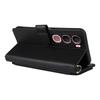 For Vivo Y31 5G/Y21d Leather Case Stand Wallet Phone Cover with Shoulder/Wrist Strap