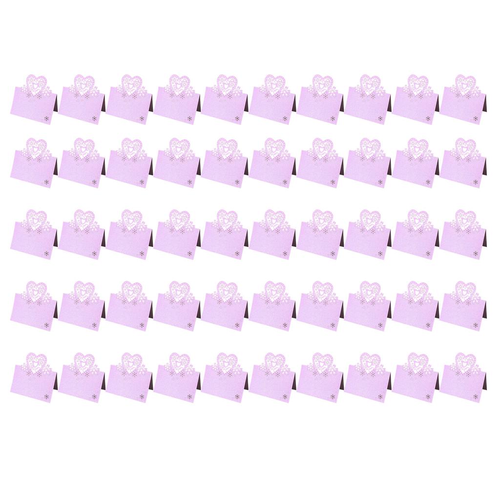 50Pieces Hollow Heart Table Number Cards Wedding Table Name Cards For Bridal Showers Wedding Christmas Banquets Party