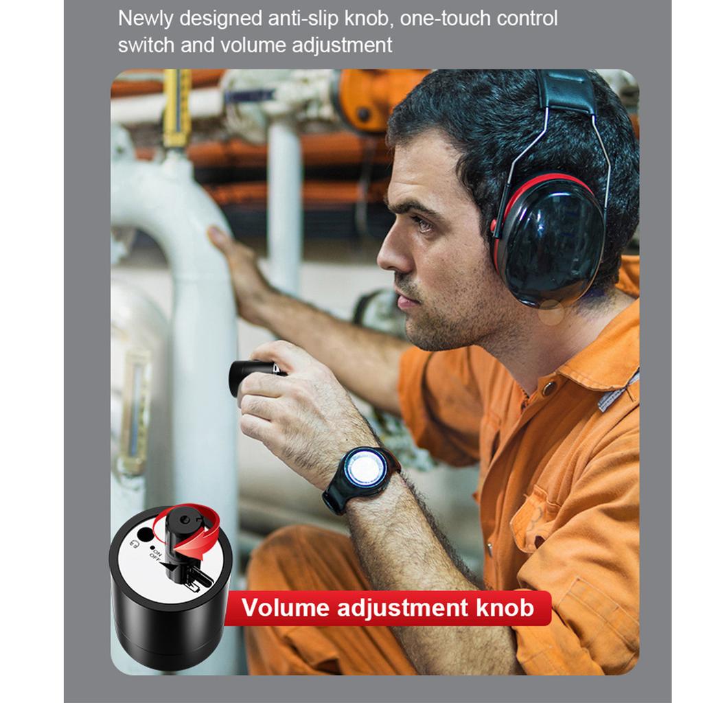 Precision Portable Water Leak Detector with Advanced Acoustic Technology for Pipe and Wall Inspection