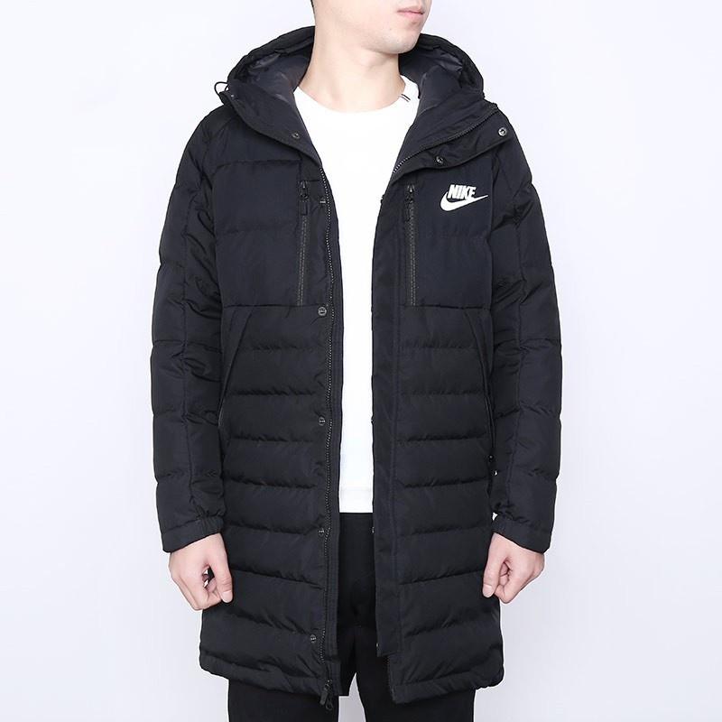 Coole Stadt Nike Herren Winter Lange Warme Leichte Daunenjacke AJ7949-010