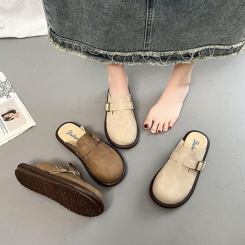 Fashion House Slippers Fashion Summer Girls Flat Slippers Outdoor Children's Causal Slip-on Shoes Boys Beach Versatile Open-toe