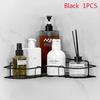 Black and White Shower Gel Storage Rack Bathroom Corner Rack Kitchen Seasoning Rack Tripod Kitchen Accessories