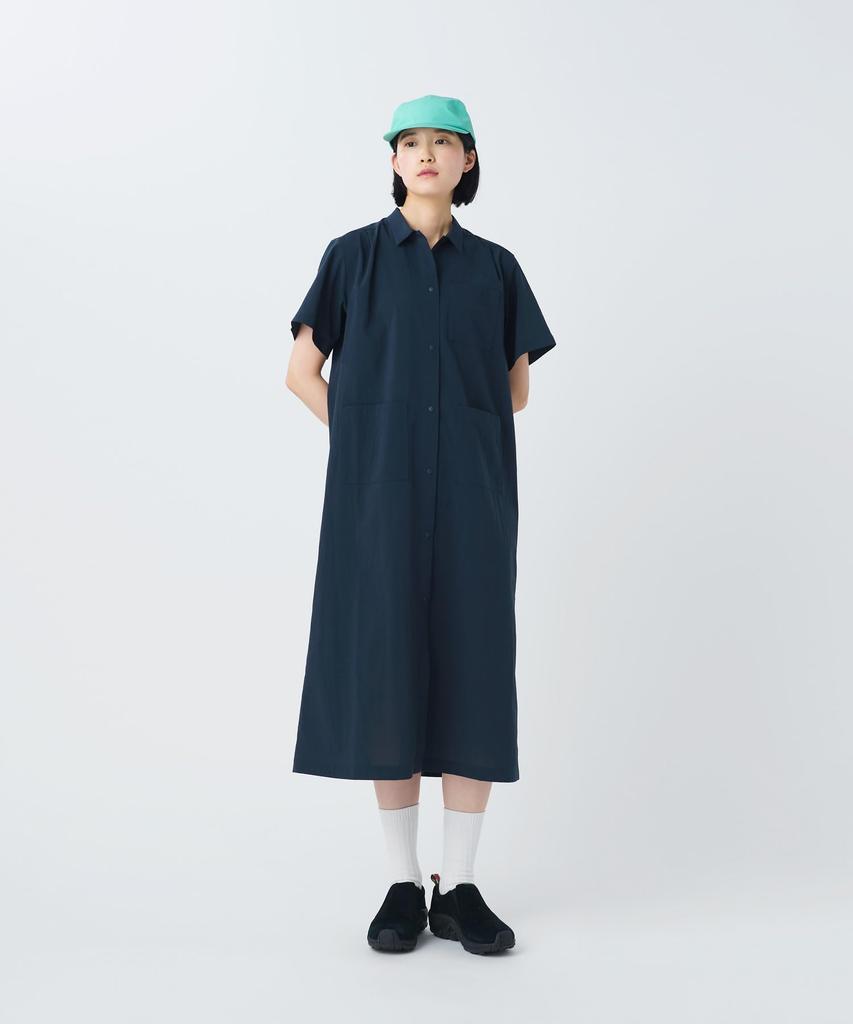 Breathable Quick Dry Dress Tops Dress FOLIAGE 1 [Snow Peak] OP-26SW007 Women's