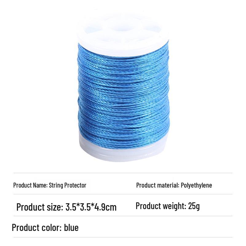 Adjustable Bowstring Protector Rope & Peep Sight Tie for Compound/Recurve Bows - Various Colors