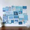 Ins Style Beautiful Landscape Art Wall Stickers Room Bedroom Decoration Poster Cardboard DIY Self Paste Background Photo Props