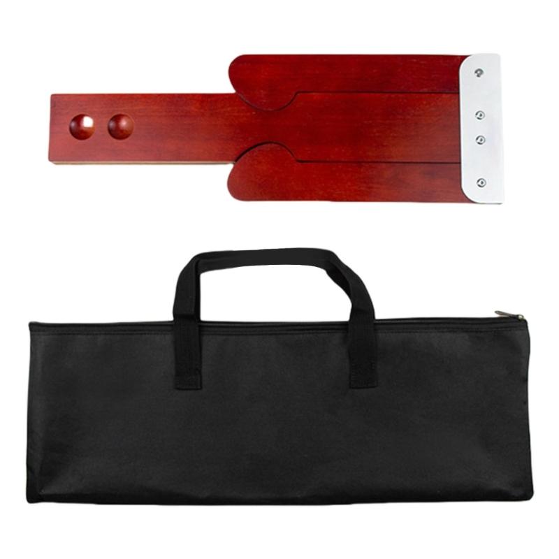 

Practical Wood Cello Endpin Rest Antislip T Shape Base Floor Protector Wood Texture for Musicians Practice Stability 1