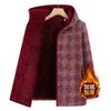 Imitation mink jacket winter women's long coat thickened noble hooded coat