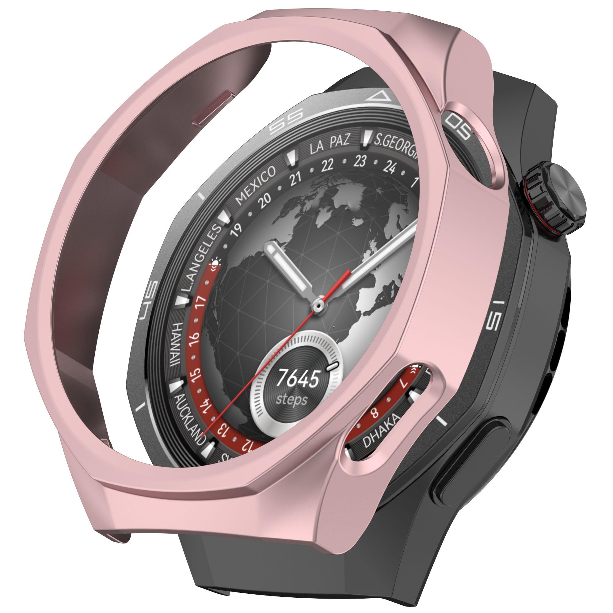 

For Huawei Watch GT 5 Pro 46mm Protective Case Hollow-Out PC Watch Frame Cover B