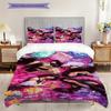 Vibrant Fashion Fusion Three-piece set (1 * duvet cover + 2 * pillowcase, without core) 2D Flat Bedding set Christmas birthday gift