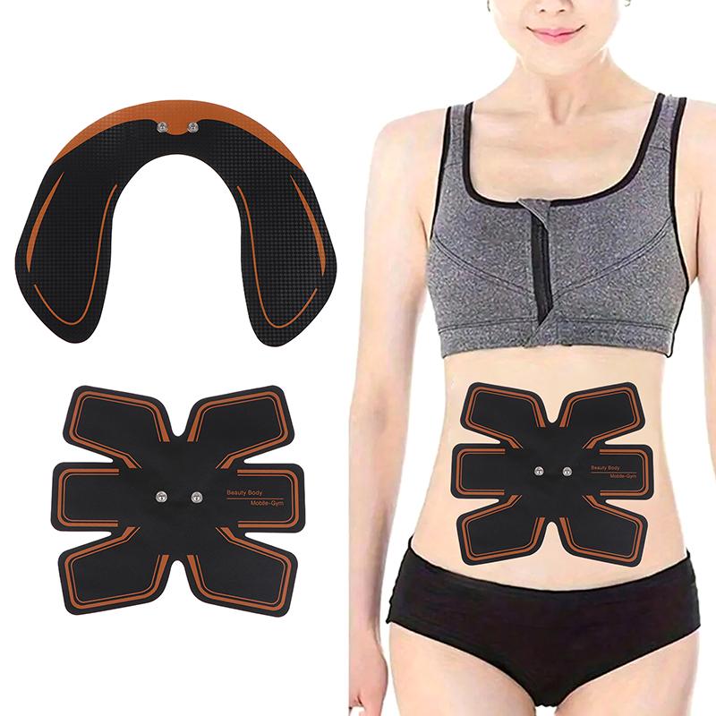 EMS Muskelstimulator Hüften Arme Bauch Trainer Bauchmuskeln Smart Bauchmuskel Heim Schlankheits Fitness Pflaster Massagegerät Aufkleber