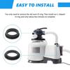 10pcs Swimming Pool Filter Pumps Replacement Gaskets High Elasticity Rubber Sealing Rings Sand Filter Pumps Rubber Seals