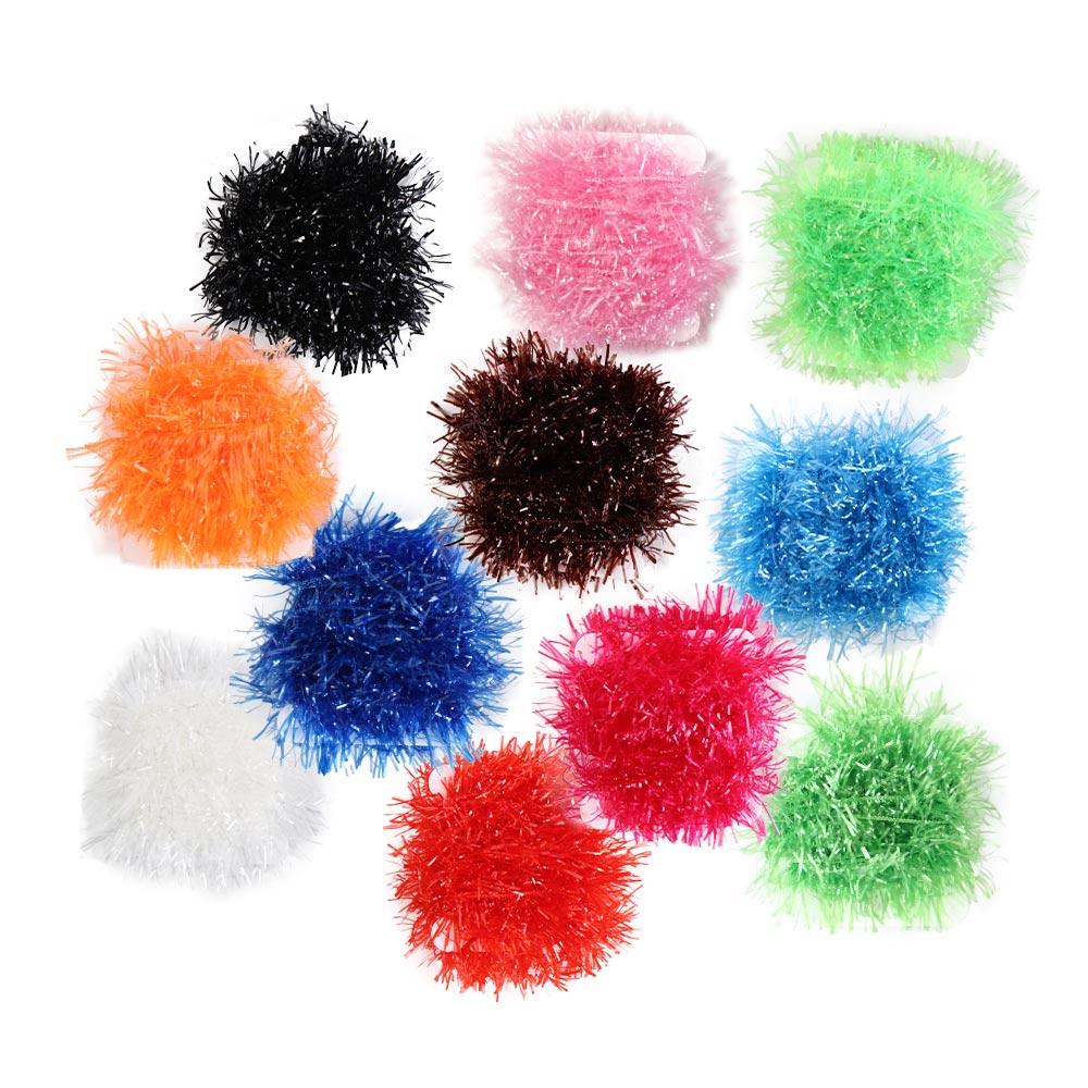 Tying Material For Nymph Sparkle Fly Tying Thread Lures Streamer Ice Chenille Fly Fishing Tinsel