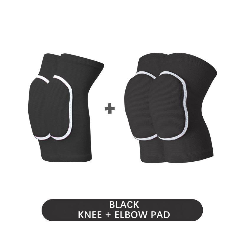 4Pcs/Set Thick Knee Elbow Pads For Kids Women Children Sponge Kneepads Dancing Biking Volleyball Basketball Football Protector