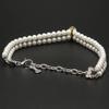 Artificial Diamond Dog Collar Pearl Rhinestone Cat Pet Collars For Small Dogs Necklace