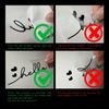 2pcs Dachshund Decal - Self-Adhesive Vinyl Car Mirror Sticker, Glossy Finish, Irregular Shape, Single Use, Easter Egg Design