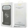 Coque Guess Grained Big 4G Logo Classique pour iPhone Air noir