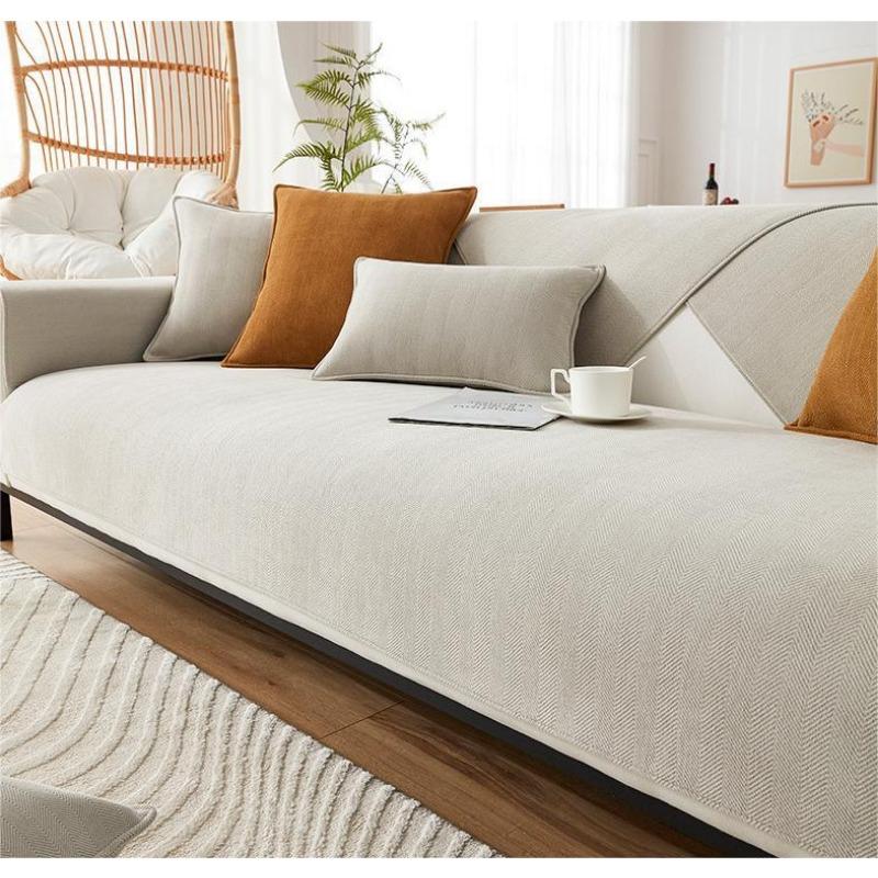 Chenille Light Luxury High-End Sofa Cushion Cushion Cover Cloth Four Seasons Universal Non-Slip All-Inclusive Universal Cover Sofa Cover Slipcover