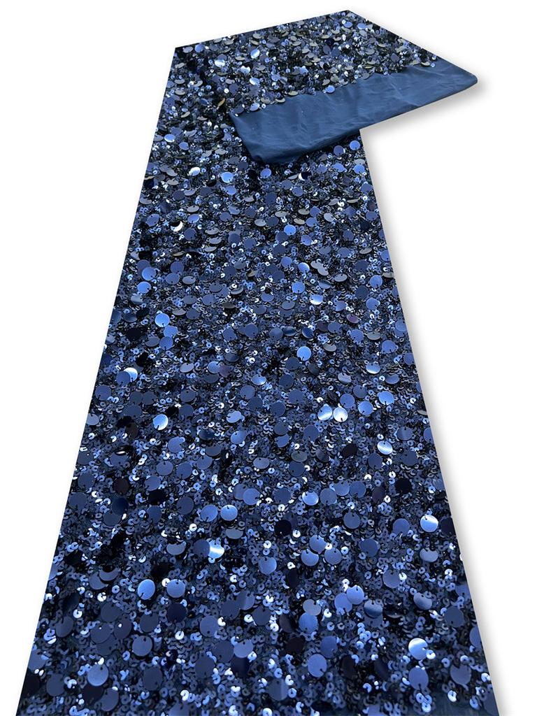 1 Yard 5+9mm Sequin Embroidery Lace Fabric for DiY Sewing Woman Wedding Dresses Clothes Fabrics Party Special Events Fabric