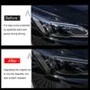 PPF Headlight & Taillight Film For Tesla Model Y 2016- Black Transparent Anti-scratch Self-healing TPU Protection Stickers