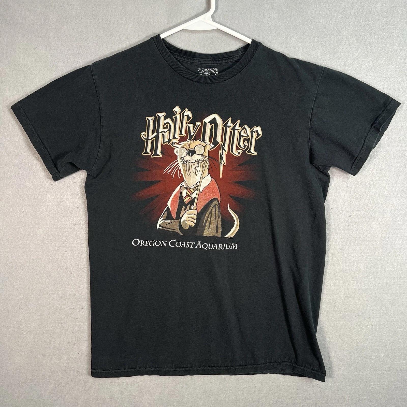 Harry Potter Oregon Coast Aquarium Movie Promo T Shirt Adult Medium Black Mens S