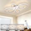 Modern LED Ceiling Light NETTLIFE White Butterfly Shape; 78 W; Dimmable; Remote Control; Ø80 Cm; For Living Room Bedroom Kitchen