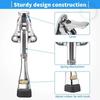Heavy Duty Foot Operated Door Block Aluminum Zinc Zinc Alloy Kick Down Door Stopper  Bedroom