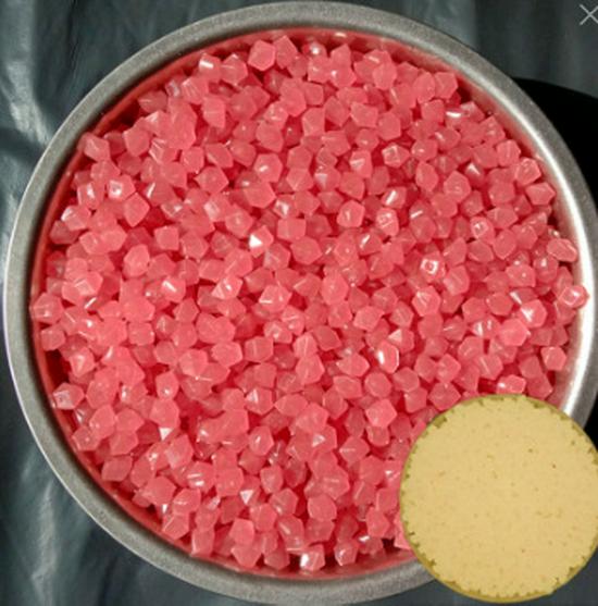 50-Pack 9mm Octagonal Fluorescent Stones for Garden or Fish Tank