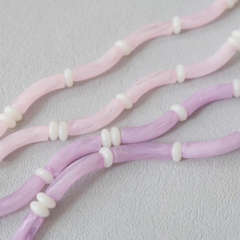 Nouă Modă Femei Geantă Accesoriu Detașabil Vintage Lanțuri Mărgelate Acril Acadea Curea de Lux Femei Eleagnt Mâner de Umăr Lanț