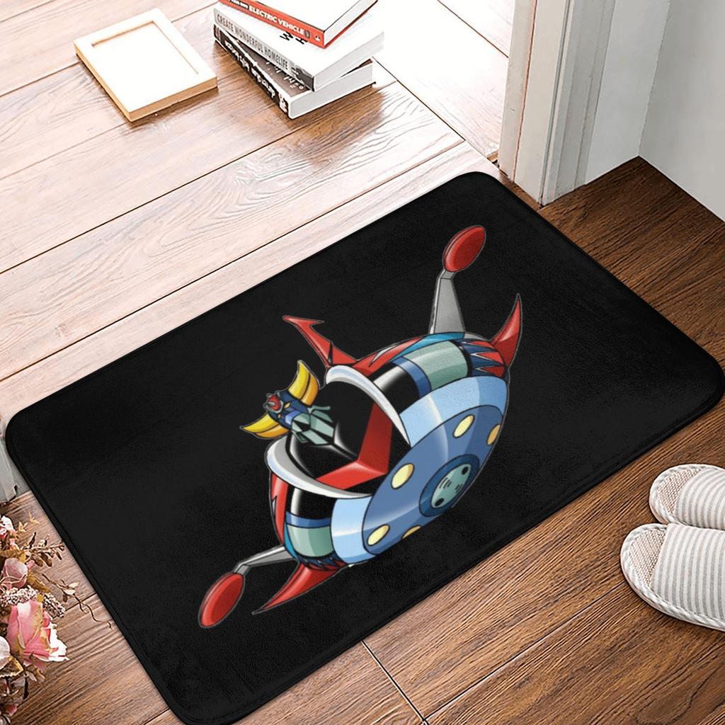 UFO Robot Mazinger Z Front Door Floor Entrance Mats Outdoor Anime Bath Kitchen Doormat Bedroom Carpet Rug
