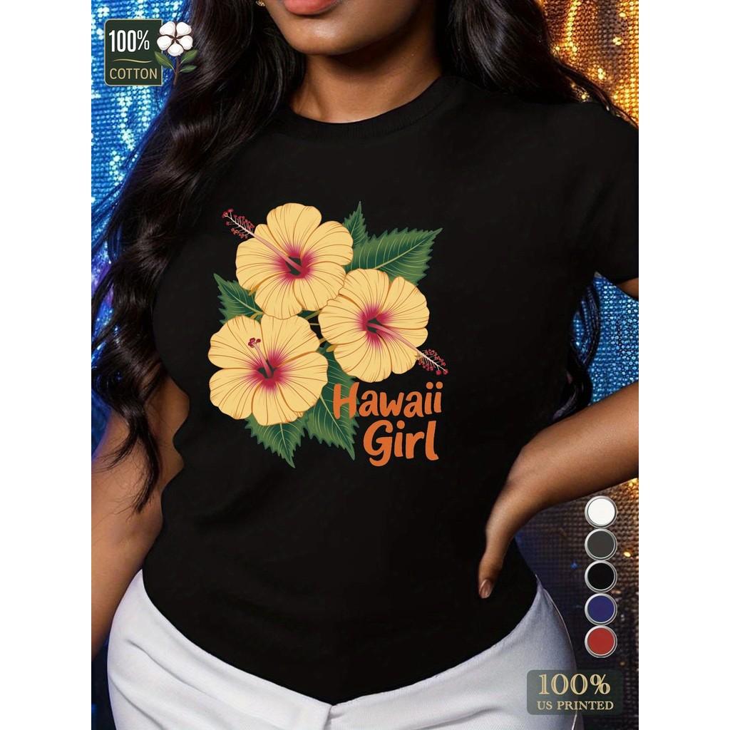 

Жіноча футболка Hibiscus Hawaiian Girls зручного крою XXL чорний