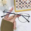 Fashion Cat-eye Women Reading Glasses Multi-color Metal Frames Ultralight Anti-blue Light Presbyopia Glasses