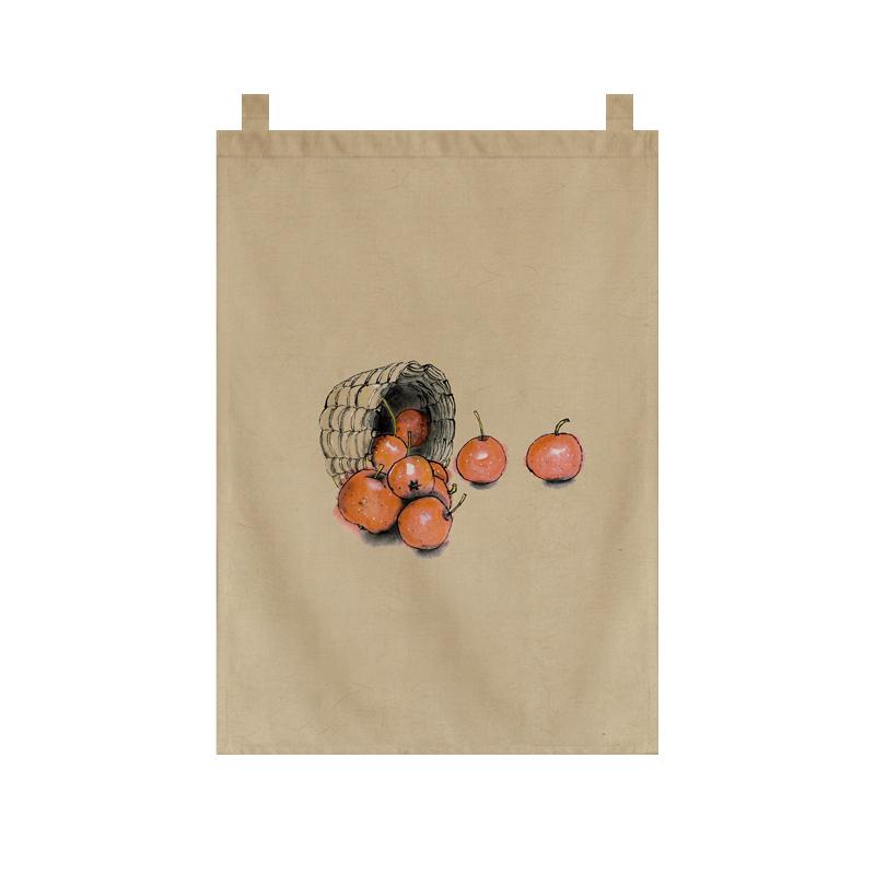 Japanese Style Tea Room Door Curtain Restaurant Signboard Chinese Tea House Partition Restaurant Hotel Pub Banner Short Curtain