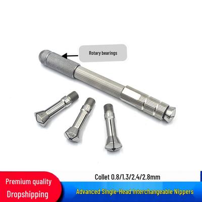 Verstellbarer Edelstahl-Stiftausdrücker mit Wechselstiften für Uhrenreparatur