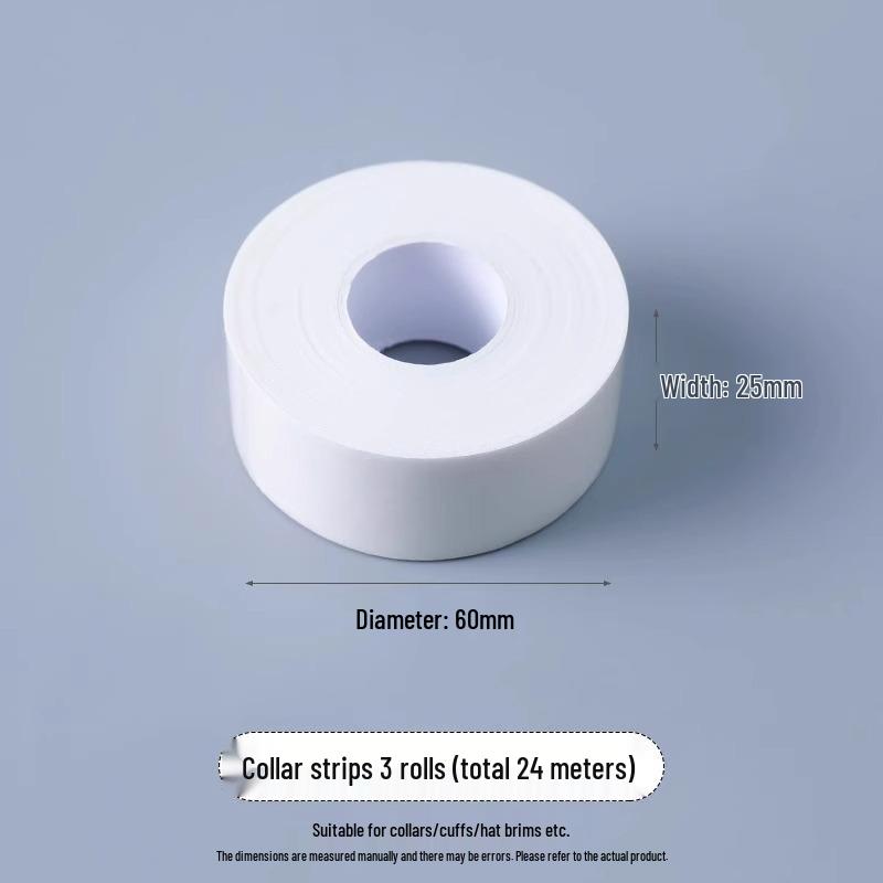 Disposable Sweat-Absorbent Collar Patch for Neckline Protection