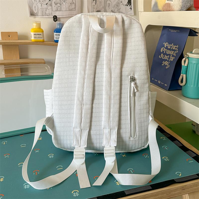 Karriertes Schülerrucksack Damen Rucksack mit großer Kapazität